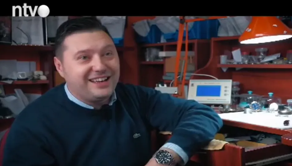 Dejan Todorović gostuje na NTV Niška televizija, intervju o časovničarskom zanatu
